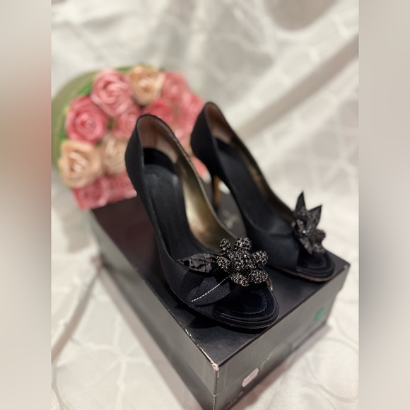 Giuseppe Zanotti Shoes - Giuseppe Zanotti Vintage Black pumps heels Sandals Heels Size EUR 37/ US 7 Y2K